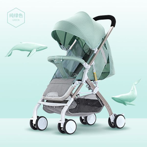 

baby stroller ultra-lightweight 5.6kg easy to fold can sit reclining body absorption compact and lightweight