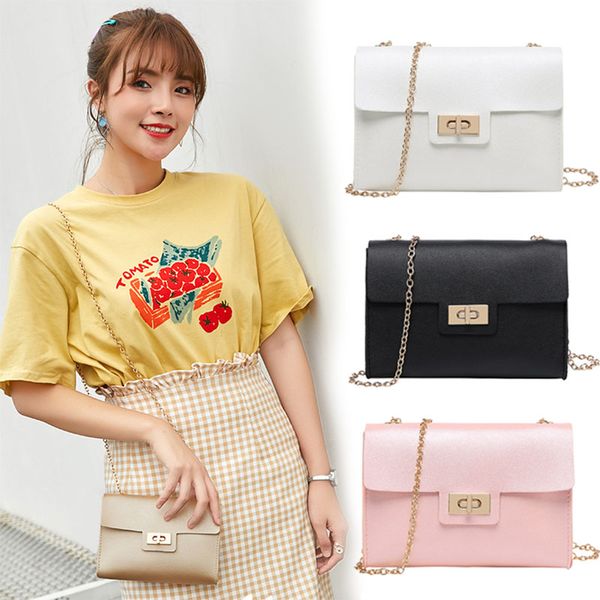 

women mini crossbody bag lady pu leather candy color shoulder bags j55