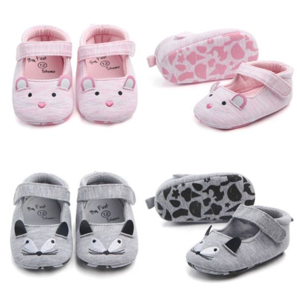 

toddler newborn baby girl soft crib shoes anti-slip pram prewalker sandals