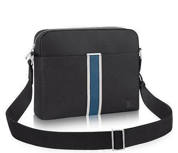 

2019 m34411 anton messenger pm men black real caviar lambskin le boy chain flap bag handbags shoulder messenger bags totes