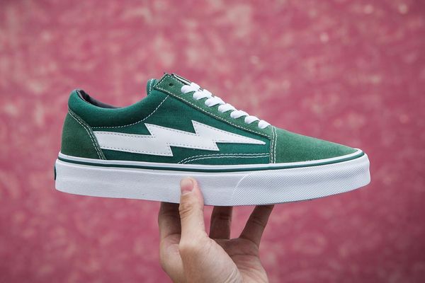 

2019 revenge x storm men and women mixed with low-cut canvas shoes 3 colors with casual shoes gym, Black