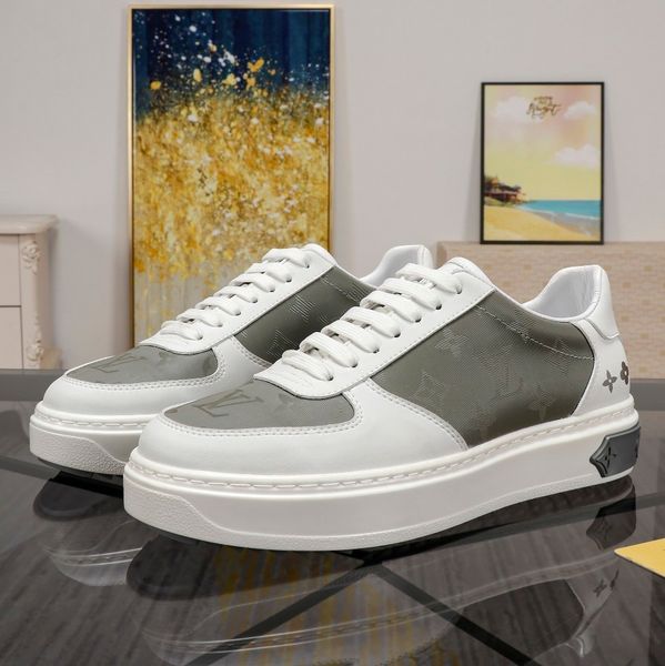 

бесплатная доставка моды платформа для мужчин и мужской обуви wild luxury vintage white обувь flat мужская обувь дышащая мужская обувь 04, Black