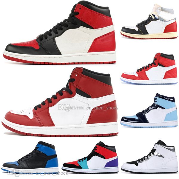 

fashion 1 og banned bred toe spider-man unc 1s 3 mens basketball shoes homage to home royal blue men sports designer sneakers eur 36-47