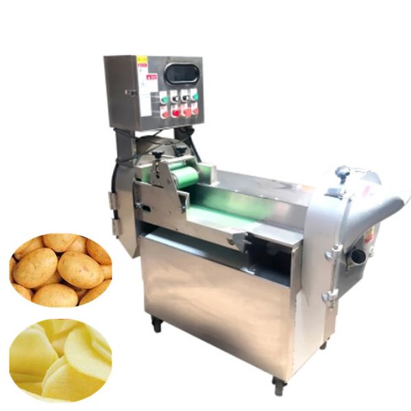 2019 nova máquina CNC de corte vegetal / cortador de salsicha / gengibre triturador de legumes e seda batata entrega livre fatiador de fruta de melo