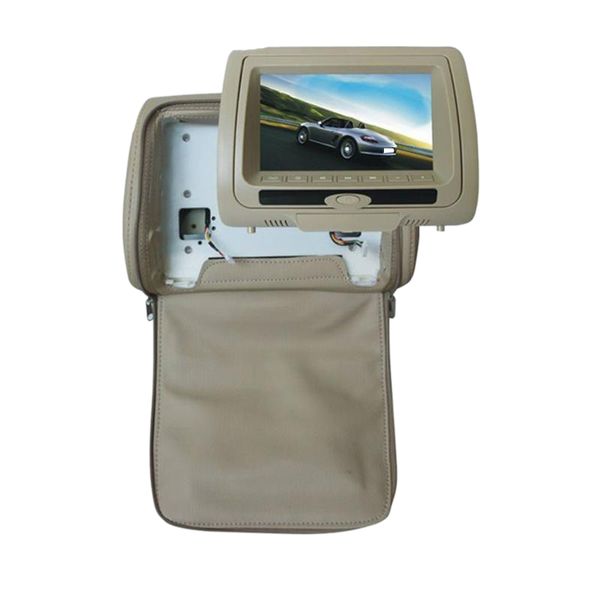 

car universal 7-inch headrest dvd display hd player mp5 usb lcd car pillow display