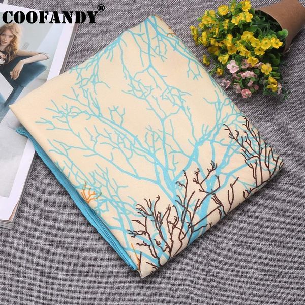 

long branch women scarf printing shawl soft fashion wrap, Blue;gray