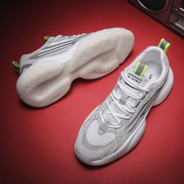 

mens footwear sneaker casual autumn trainers shoes espadrilles 2020 sneakers male tenis hombre mesh slip on hip fashion adulto, Black