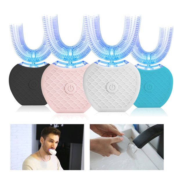 

v white automatic electric toothbrush 360 degrees ultrasonic vibration electric teeth brush teeth whitening beauty instrument