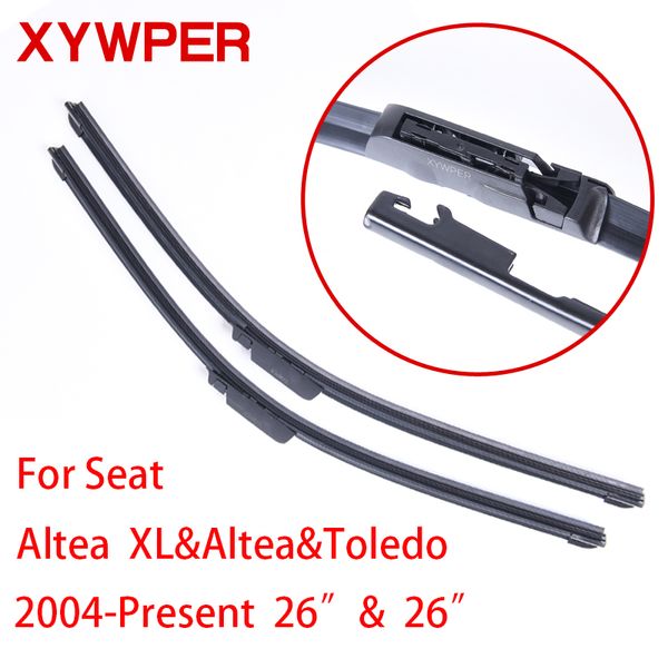 

xywper стеклоочистители для сеат алтеа xlalteatoledo 2004 2005 2006-2016 26 «26» автомобильные аксессуары мягкие резиновые автомобильные сте