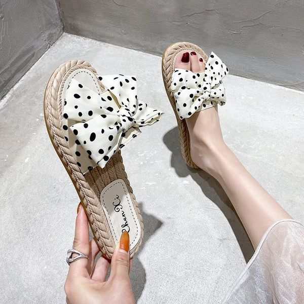 

beach shoes ladies' slippers slipers women platform slides low sabot 2020 flat summer soft cotton fabric basic, Black