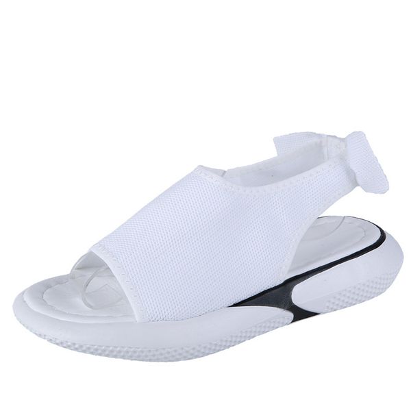 

cool shoes women's 2019 summer students korean-style solid color sports sandals slip-shoes double purpose ins selling, Black