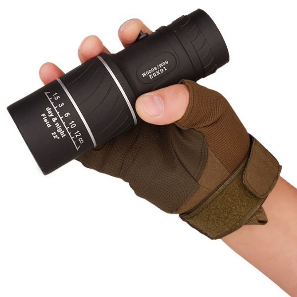 

portable 16 x 52 telescope monocular 66 / 8000m plastic handheld telescope for outdoor camping bird-watching travel hunting new8