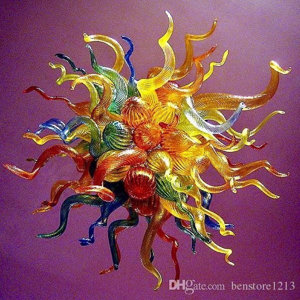 

100% mouth blown borosilicate murano glass pendant light art wonderful pendant bedroom ceiling lamps