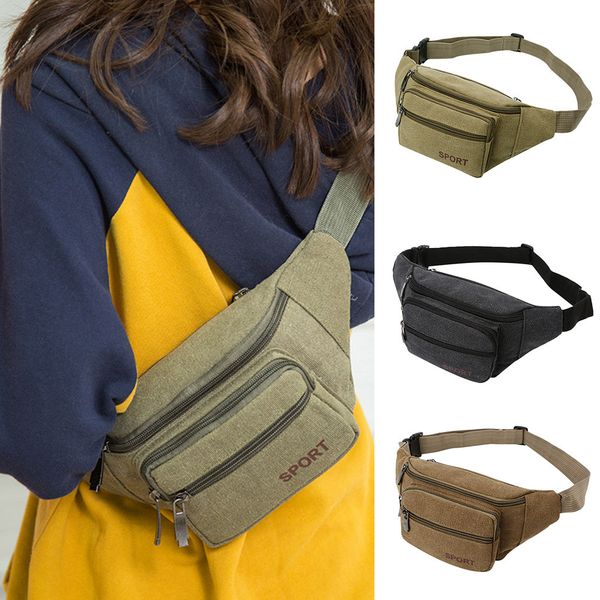 

waist bags fashion canvas bum bag fanny pack festival money pouch travel belt holiday wallet mobile phone
