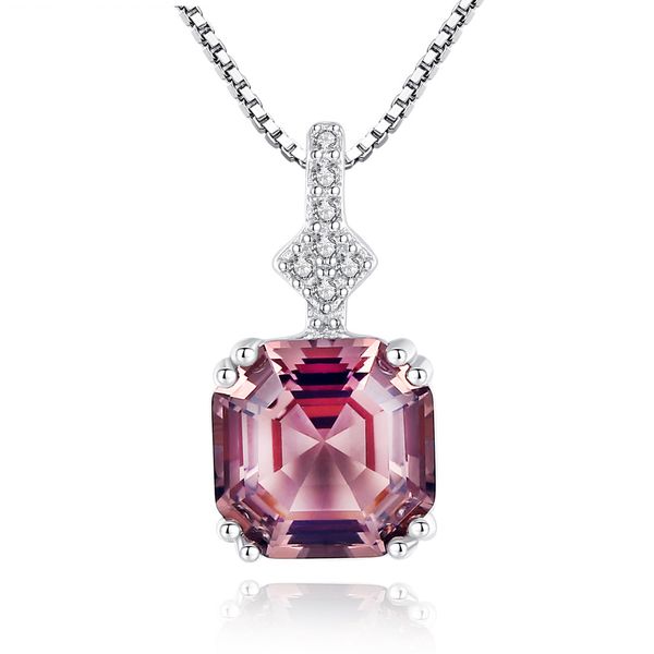 

подлинна smoke / белй emerald cut моѬган камен опаз ожеѬеле дл женин еѬлингового, Silver