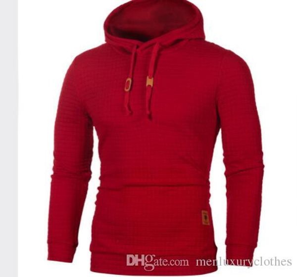 

mens solid color sport hoodie autumn spring hooded casual long sleeved designer sweatshirt, Black