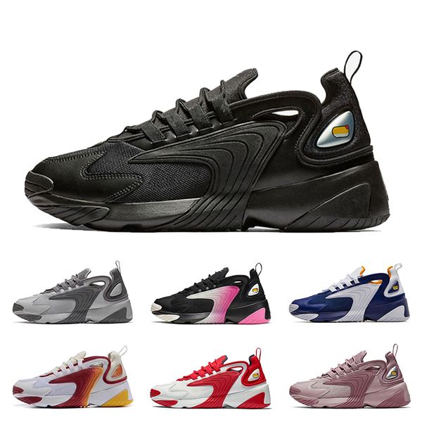 

Triple Black White ZOOM 2K M2K Tekno Womens Mens Running Shoes Barely Rose Game Royal Racer Blue Chaussures Mens Trainers Sport Sneakers off, White;red