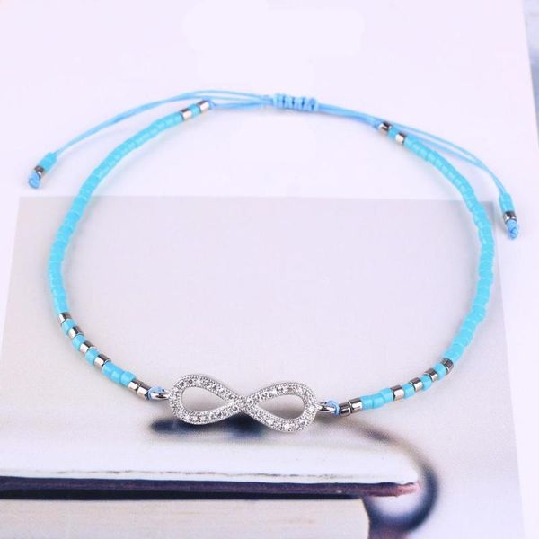 

c.quan.chi bright miyuki seed beaded string bracelets 2020 new women men charm infinity wrap cuff bracelets jewelry, Golden;silver