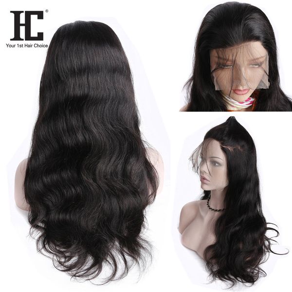 

360 full lace human hair wigs brazilian body wave lace frontal wigs for black women per plucked 150% density brazilian virgin hair wigs, Black;brown
