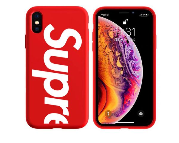 

designer phone case for iphone 6/6s 6p/6sp 7/8 7p/8p x/xs xr xsmax fashion silicone back cover brand case wholesale with dhl ing