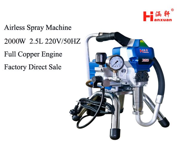 

airless paint sprayer high pressure electric painting machine 395 495 with spraying gun factory selling paint tool