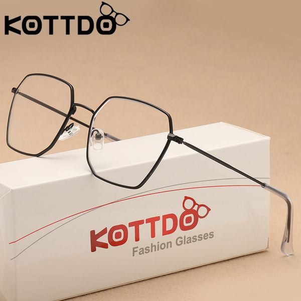 

kottdo 2018 fashion vintage cat eye glasses frame eyeglasses women reading glasses optical for eyewear uv400, Silver