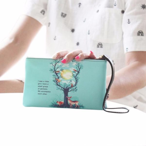 Mujeres 2019 Nuevas Monedero Lllustration Vintage Compre Graffiti Eq05ZTEw