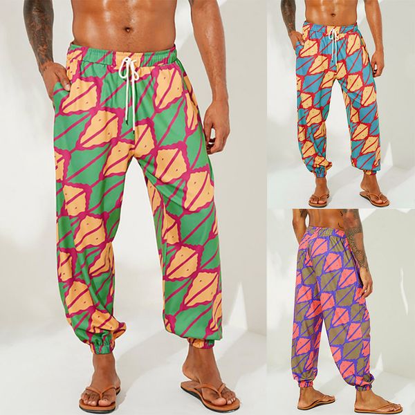 

2019 men trousers harem sweatpants slacks casual jogger sportwear baggy comfy pant dropshipping20 traditional pants, Black