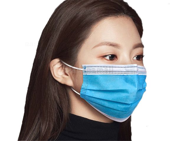 

фото в yoxc hot sale 50 шт ушных face mouth 50pcs маски для лица нетканого одноразового dust marks бесплатной доставка черного синий 463e