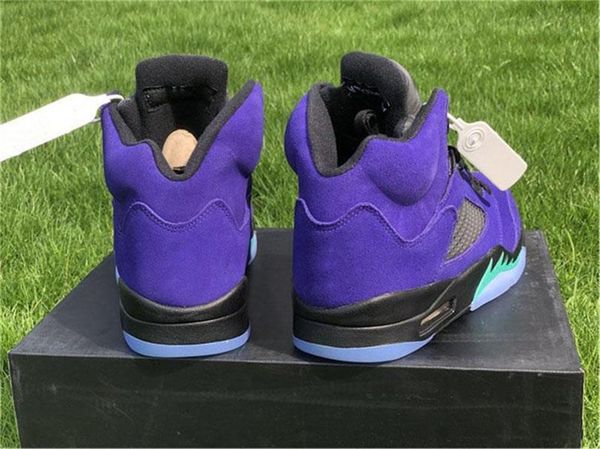 

2020 air authentic 5 alternate grape ice black men basketball shoes clear new emerald suede 136027-500 running shoes sneakers size 7-13