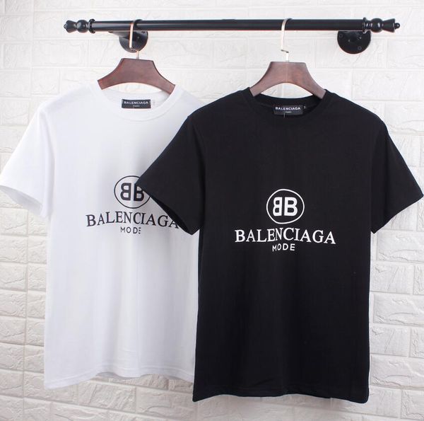 

Fa hion men women de igner t hirt with branded letter hort leeve luxury bb brand top clothing tee ca ual t hirt new arrival
