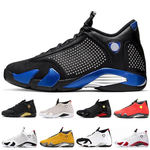 

new 14 14s mens sprots shoes last sblue thunder black toe desert sand red mens basketball shoes designer sneakers
