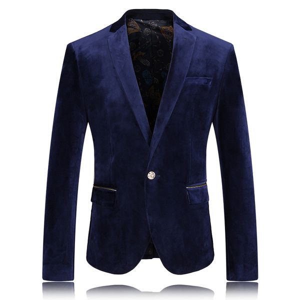 

2017 men's casual flannel leisure suit men business blazer jacket men's fashion single breasted blazers size m-3xl, White;black