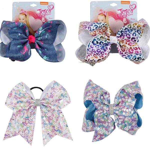 Jojo Bows Hairbands 7 Girl Paillette Bow Hair Accessories Girl