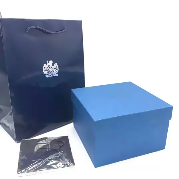 

luxury blue wooden watch box papers card inner outer woman's men watches boxes cases wristwatch box, Black;blue