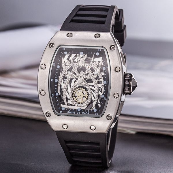 

v3 automatic watch men datejust stainless steel sapphire glass solid clasp president mens watches male wristwatch, Slivery;brown