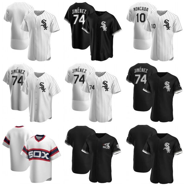 

chicago eloy jimenez whitesox jersey tim anderson yoan moncada michael kopech jose abreu engel jim thome fox luis robert baseball jerseys, Blue;black