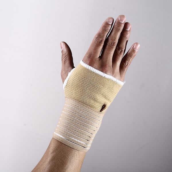 

sj-maurie 2pcs elastic sports safety wrist support wristband wrap basketball volleyball wrist band bandage hands protector, Black;red