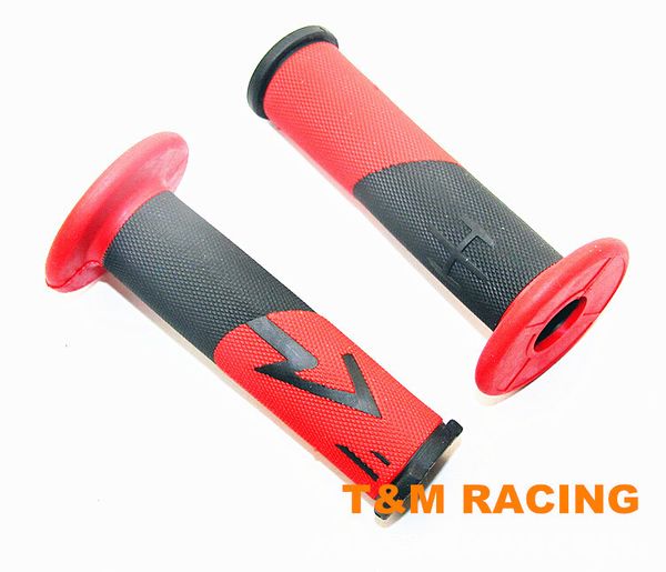 

red new quality 7/8" atv dirt motorcycle grips handle bar grip pit bike 7/8" atv