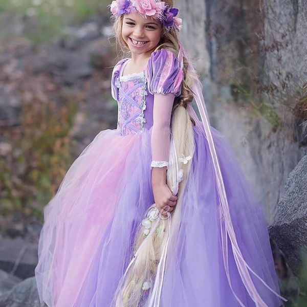 

costume princess sofi cinderella dress cosplay long dresses kids christmas halloween party children wear girls clothes 10t, Red;yellow