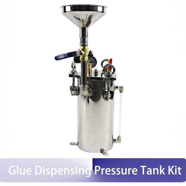 

2l stainless steel liquid glue pressure tank glue dispensing system