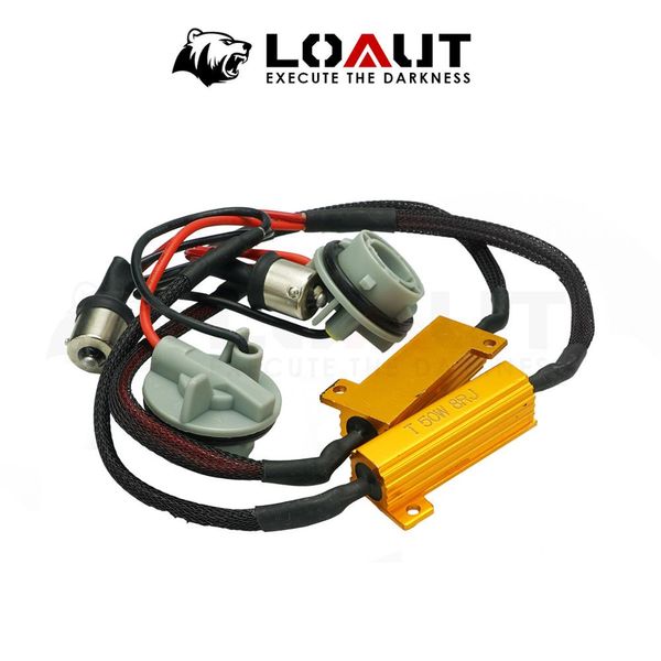 

load resistors 50w 8 ohm 1156 1157 fix blinker flash error hyper or error flashing of led turn signal