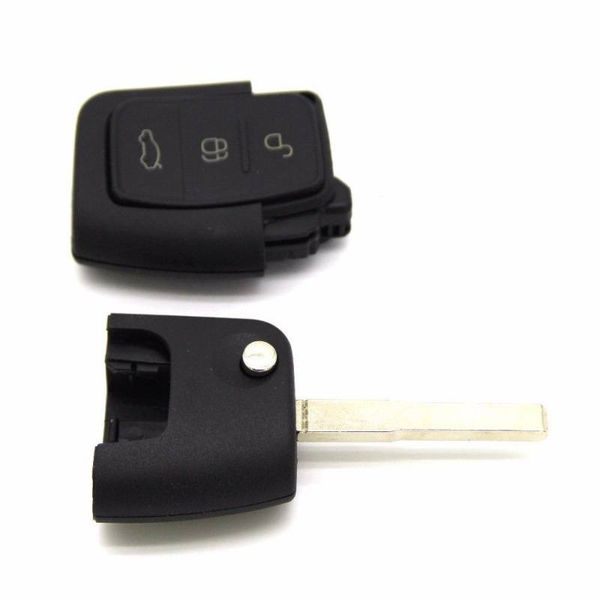 

2019 автомобиль ключ оболочки три кнопки складной дистанционный ключ чехол чехол и кнопка pad новый