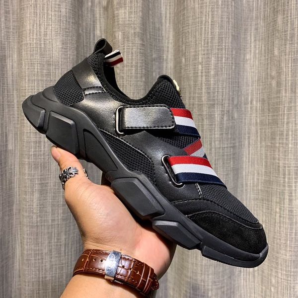 

on dhl platform 2020 new fashion designer sneakers retro basketball men's shoes triple gold lace up shoes001, Red;white