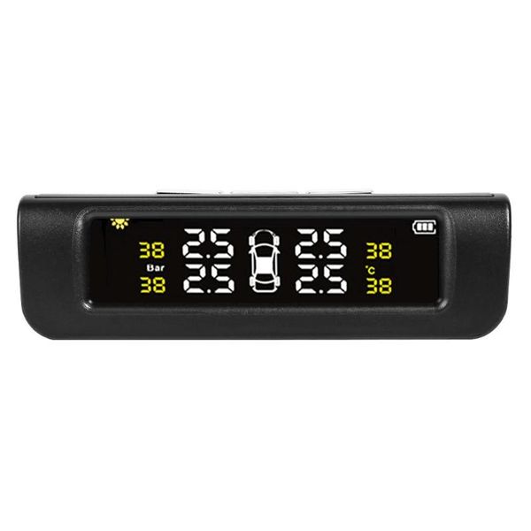 

usb+solar charging lcd car tpms tire pressure monitor system with 4 sensors