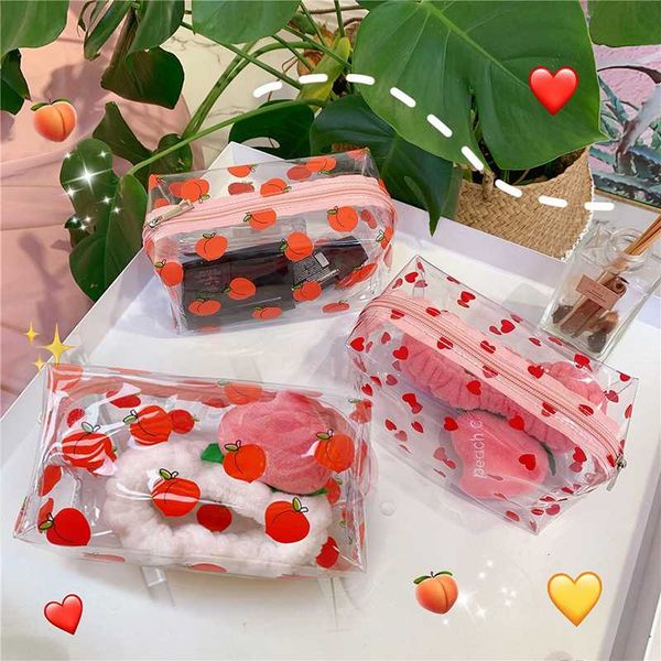 

waterproof transparent cosmetic cute bags storage pouch makeup organizer clear case toiletry bag pvc zipper travel toiletry