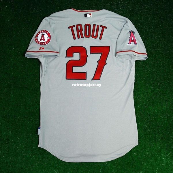 

majestic los angeles mike trout 27# cool base jersey mens stitched wholesale big and tall size xs-6xl baseball jerseys, Black;blue