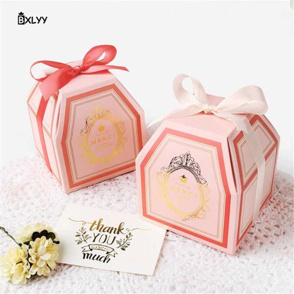 

bxlyy 5pc european wedding candy box nougat paper packaging box diy wedding decoration christmas party supplies baby shower.7z