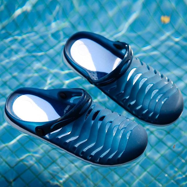 

men women sandals trekking jelly shoes holes color beach casual summer slippers pool comfort shoes dropship#0706