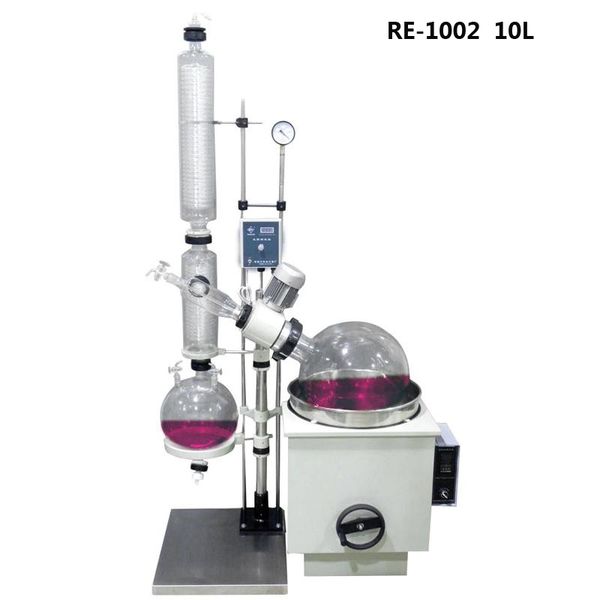 

Factory 10l rotary evaporator laboratory di tillation equipment lab chemical vacuum gla apparatu lab home cale vacuum di tillation
